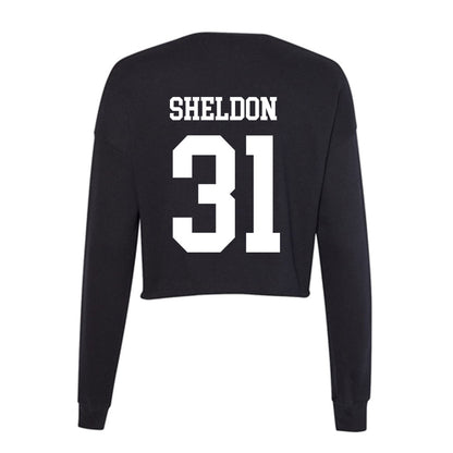  - NCAA Women's Track & Field : Morgan Sheldon - Women's Cropped Crew Fleece-1