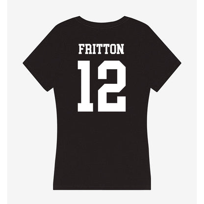 NSU - NCAA Football : Collin Fritton - Women's V-Neck T-Shirt-1