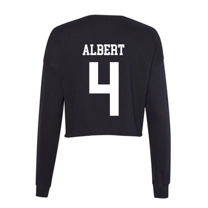 NSU - NCAA Women's Soccer : Kylie Albert - Women's Cropped Crew Fleece-1