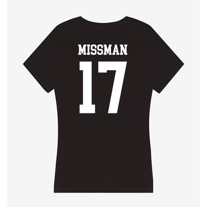 NSU - NCAA Women's Soccer : Abby Missman - Women's V-Neck T-Shirt-1