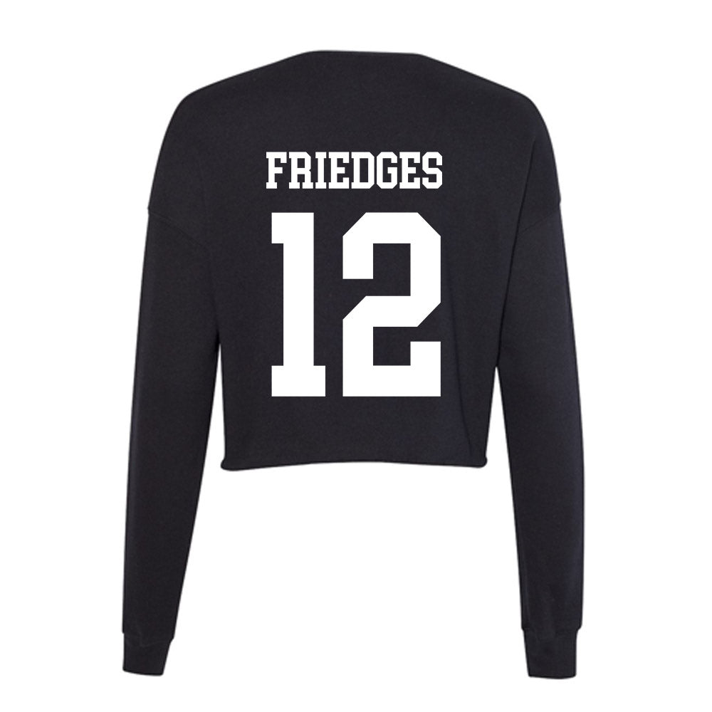 NSU - NCAA Baseball : Nick Friedges - Women's Cropped Crew Fleece-1