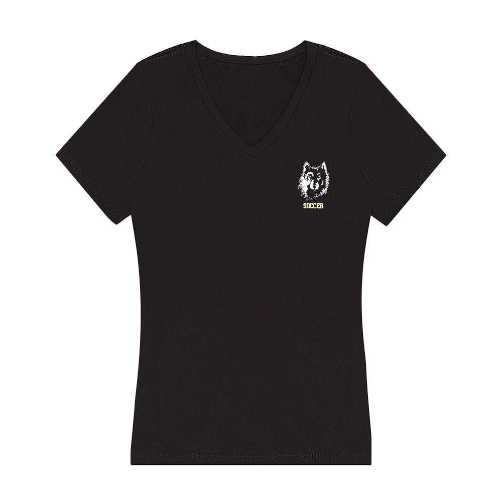 NSU - NCAA Women's Soccer : Deshani Peters - Women's V-Neck T-Shirt-0