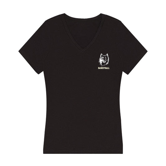 NSU - NCAA Women's Basketball : Lucy Moore - Women's V-Neck T-Shirt-0