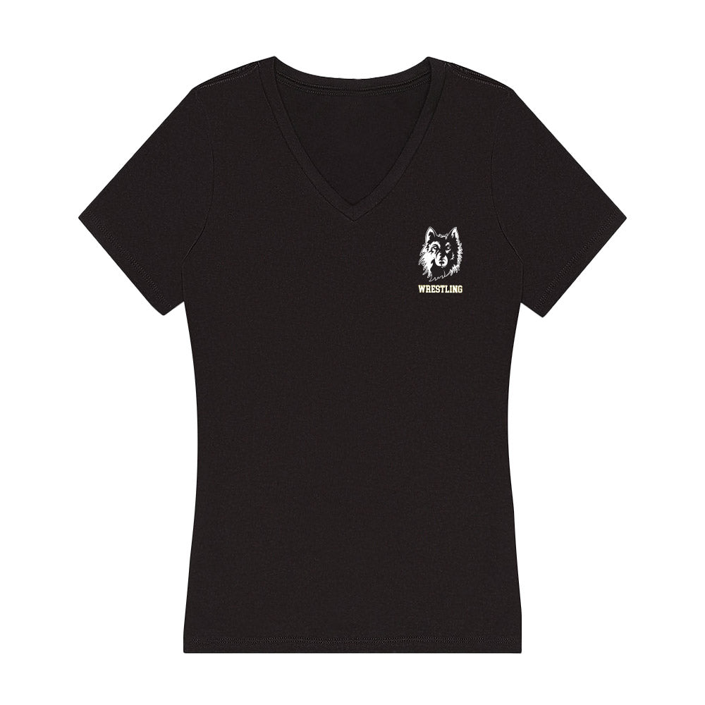 NSU - NCAA Wrestling : Ayden Viox - Women's V-Neck T-Shirt-0