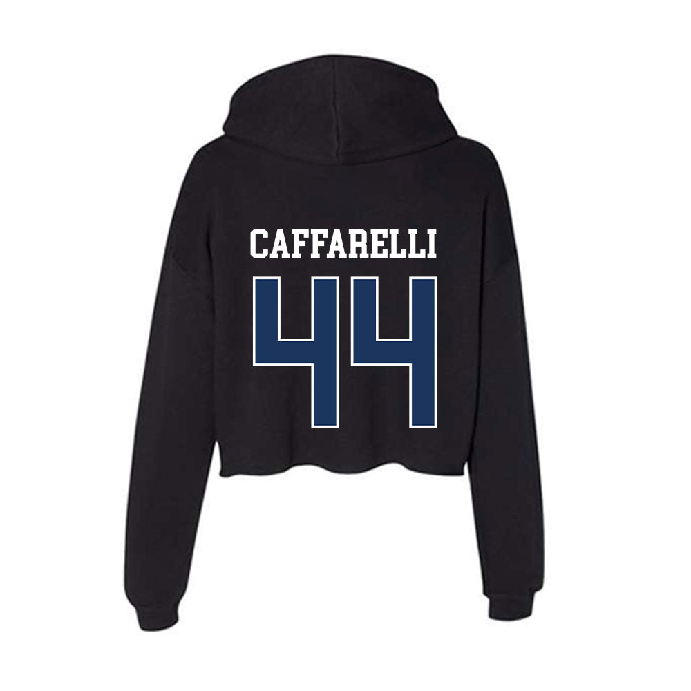 Monmouth - NCAA Men's Lacrosse : Ty Caffarelli - Women's Crop Fleece Hoodie-1