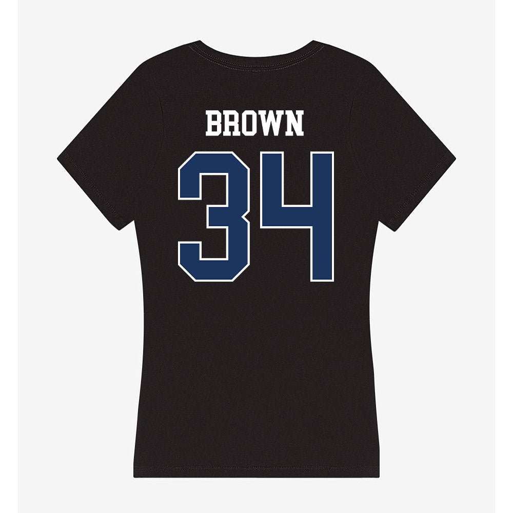 Monmouth - NCAA Football : Anthony brown - Women's V-Neck T-Shirt-1