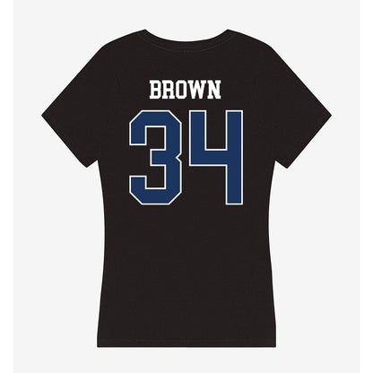 Monmouth - NCAA Football : Anthony brown - Women's V-Neck T-Shirt-1