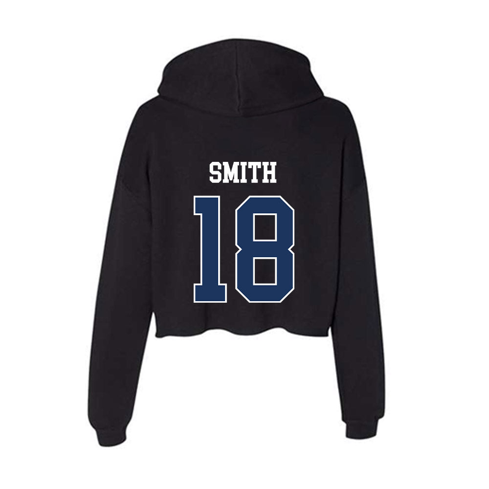 Monmouth - NCAA Softball : Olivia Smith - Women's Crop Fleece Hoodie-1