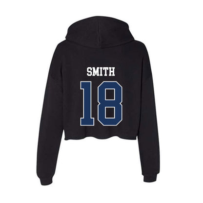 Monmouth - NCAA Softball : Olivia Smith - Women's Crop Fleece Hoodie-1