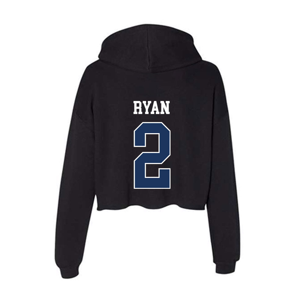 Monmouth - NCAA Women's Lacrosse : Allyson Ryan - Women's Crop Fleece Hoodie-1
