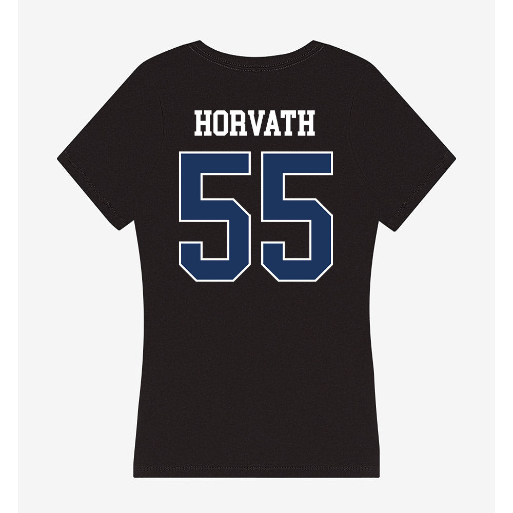 Monmouth - NCAA Baseball : David Horvath - Women's V-Neck T-Shirt-1
