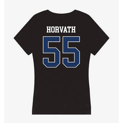 Monmouth - NCAA Baseball : David Horvath - Women's V-Neck T-Shirt-1