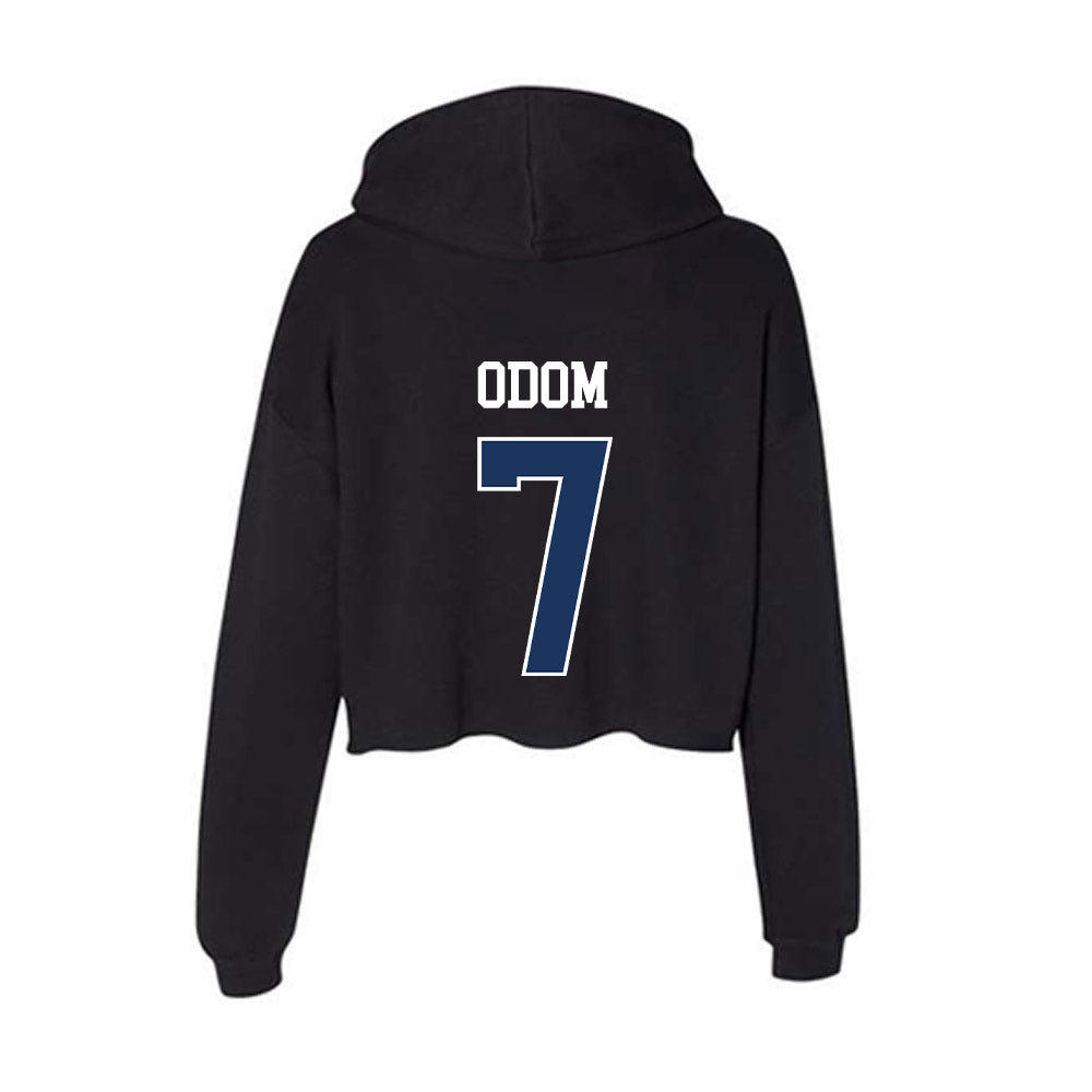 Monmouth - NCAA Football : Alex Odom - Women's Crop Fleece Hoodie-1