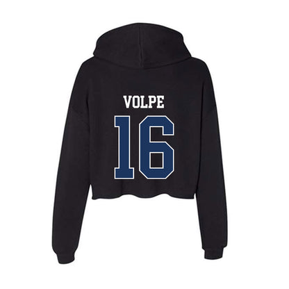 Monmouth - NCAA Men's Soccer : Colin Volpe - Women's Crop Fleece Hoodie-1