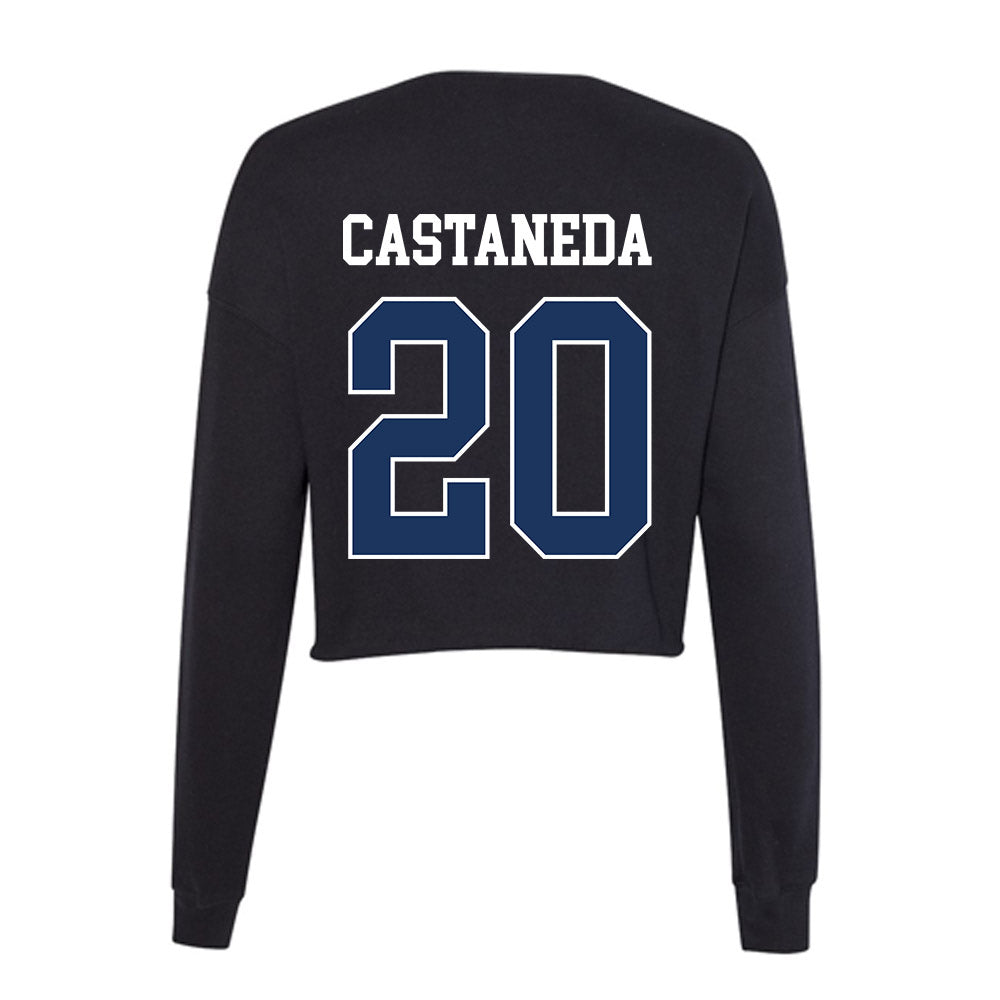 Monmouth - NCAA Softball : Alexis Castaneda - Women's Cropped Crew Fleece-1