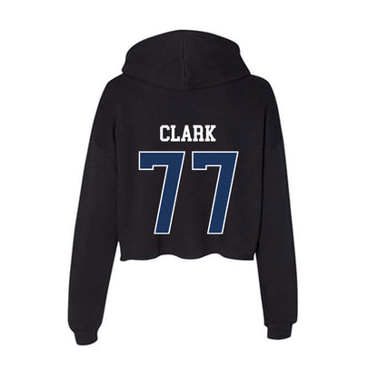 Monmouth - NCAA Men's Lacrosse : Greg Clark - Women's Crop Fleece Hoodie-1