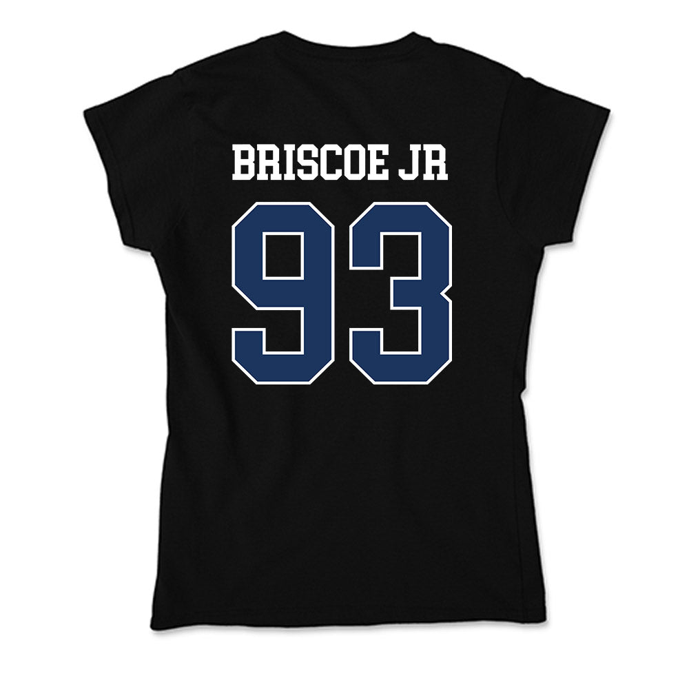 Monmouth - NCAA Football : DJ Briscoe Jr - Soft Style Women’s T-Shirt-1