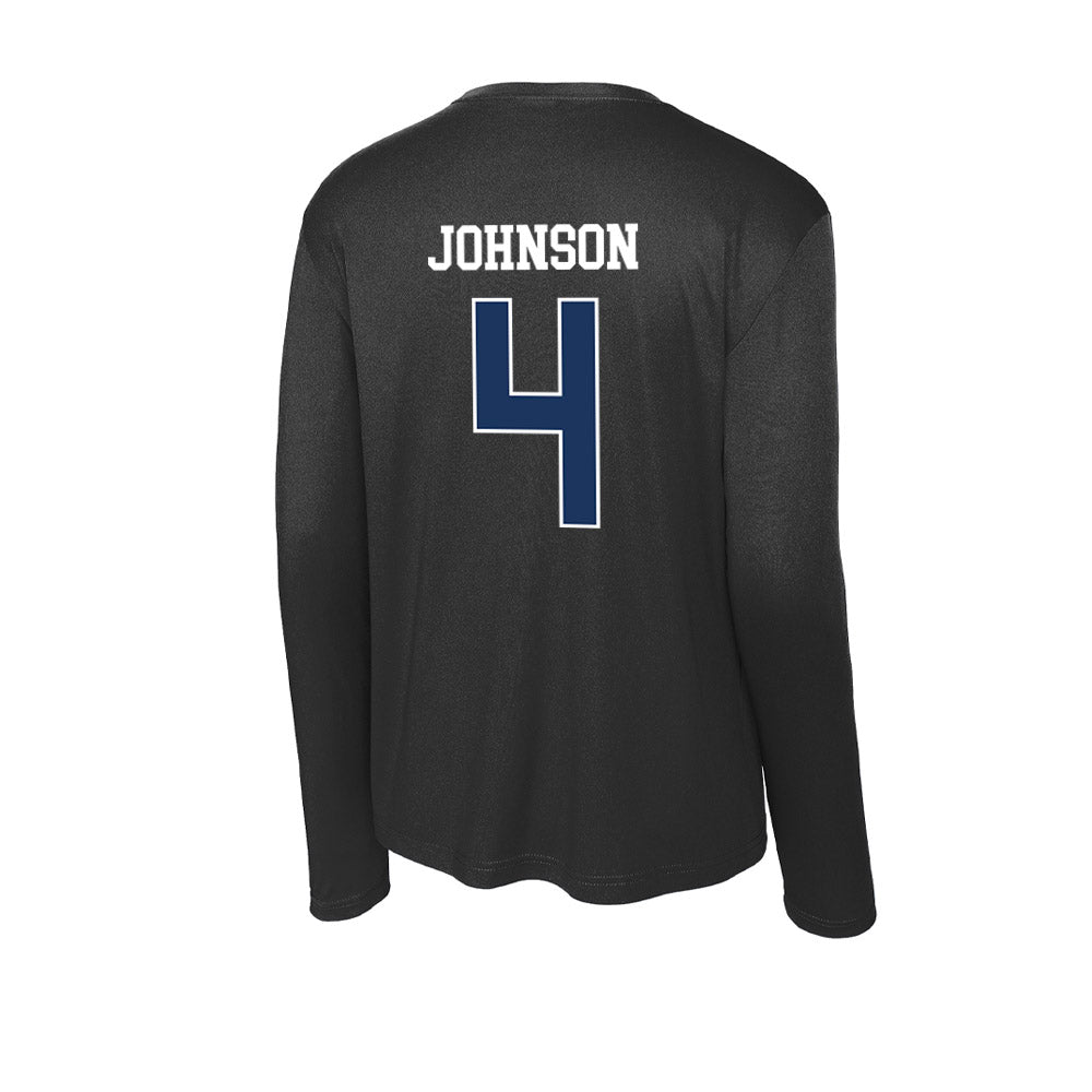 Monmouth - NCAA Football : Remi Johnson - Activewear Long Sleeve T-Shirt-1