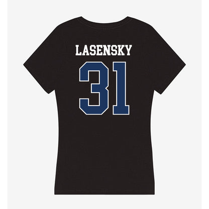 Monmouth - NCAA Men's Lacrosse : Brayden Lasensky - Women's V-Neck T-Shirt-1