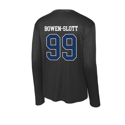 Monmouth - NCAA Men's Lacrosse : Gabe Bowen-Slott - Activewear Long Sleeve T-Shirt-1