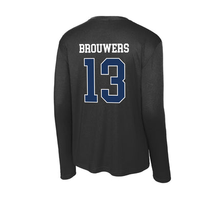 Monmouth - NCAA Women's Field Hockey : Eulalie Brouwers - Activewear Long Sleeve T-Shirt-1