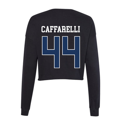 Monmouth - NCAA Men's Lacrosse : Ty Caffarelli - Women's Cropped Crew Fleece-1