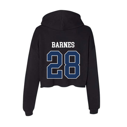 Monmouth - NCAA Football : Jamir Barnes - Women's Crop Fleece Hoodie-1