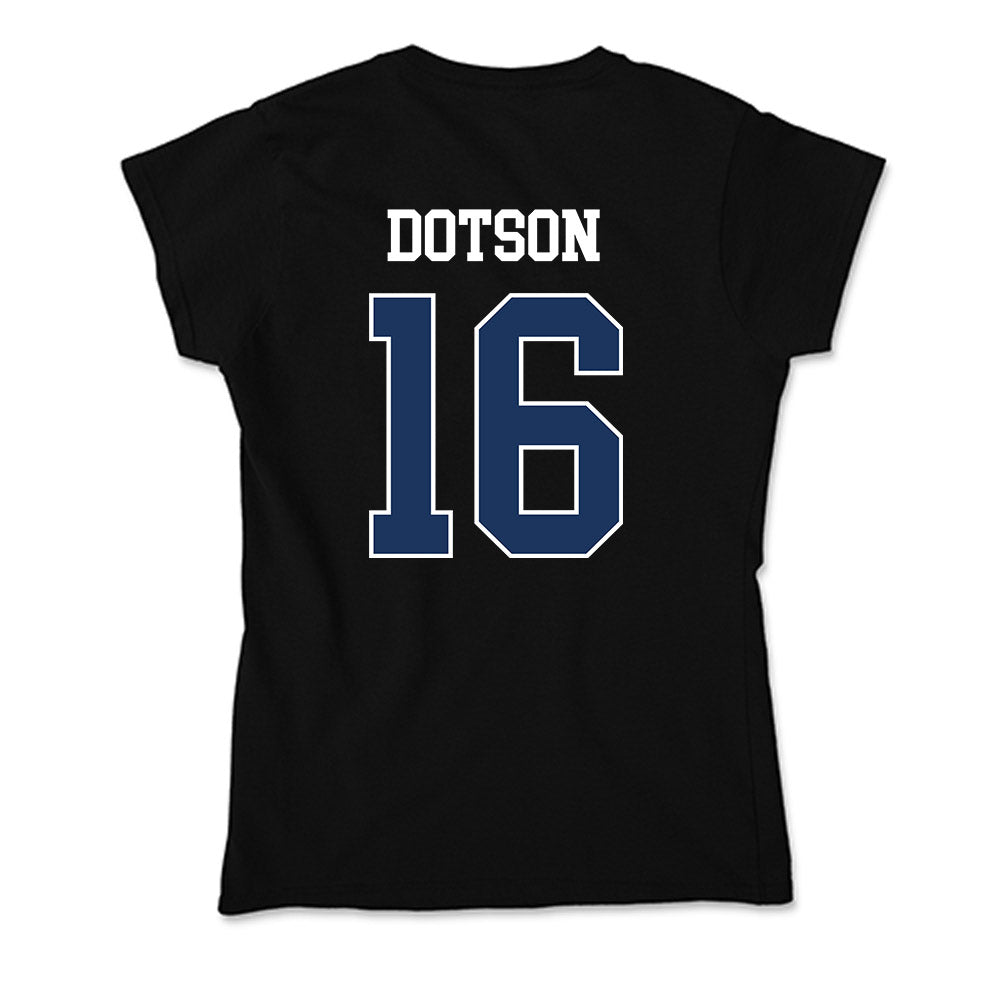 Monmouth - NCAA Football : Jaylen Dotson - Soft Style Women’s T-Shirt-1