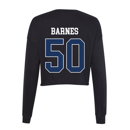 Monmouth - NCAA Football : Avery Barnes - Women's Cropped Crew Fleece-1