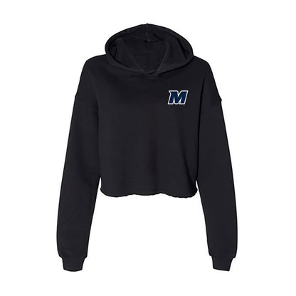 Monmouth - NCAA Baseball : Joey Ciancimino - Women's Crop Fleece Hoodie-0