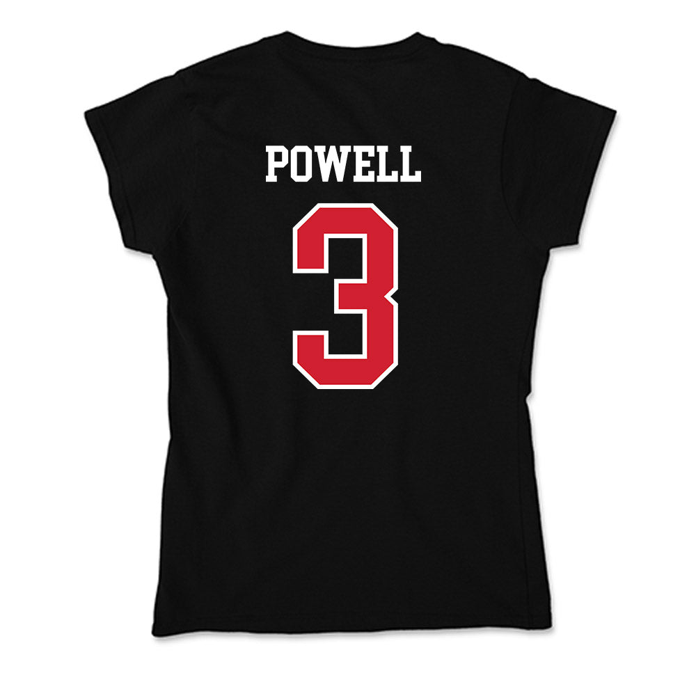 Fresno State - NCAA Women's Basketball : Danae Powell - Soft Style Women’s T-Shirt-1