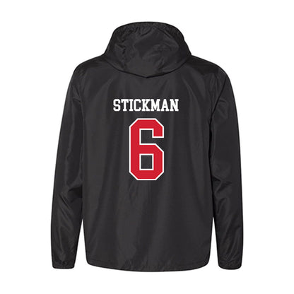Fresno State - NCAA Men's Basketball : Dj Stickman - Windbreaker-1
