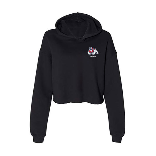 Fresno State - NCAA Football : Marcus Simien - Women's Crop Fleece Hoodie-0
