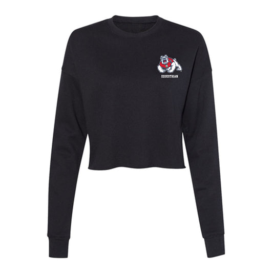 Fresno State - NCAA Equestrian : Julianna Kovacs - Women's Cropped Crew Fleece-0