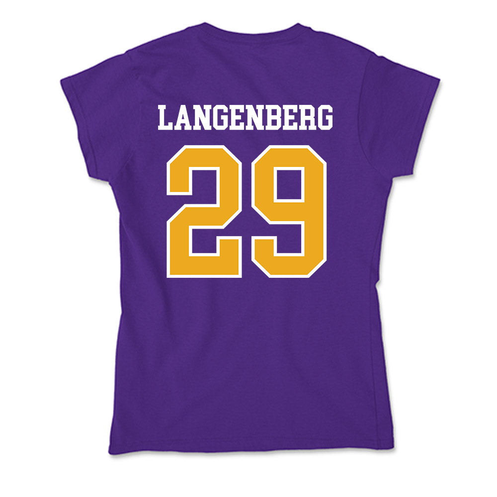 Northern Iowa - NCAA Football : Tucker Langenberg - Soft Style Women’s T-Shirt-1