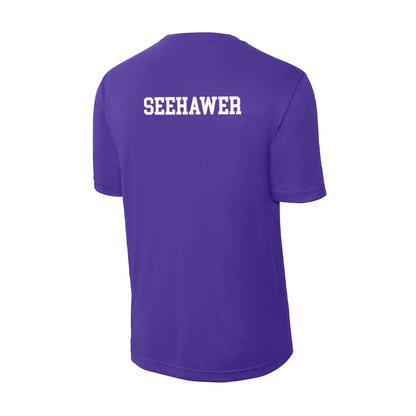 Northern Iowa - NCAA Women's Swimming & Diving : Paige Seehawer - Activewear T-Shirt-1