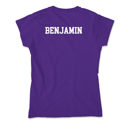 Northern Iowa - NCAA Women's Swimming & Diving : Crystal Benjamin - Soft Style Women’s T-Shirt-1