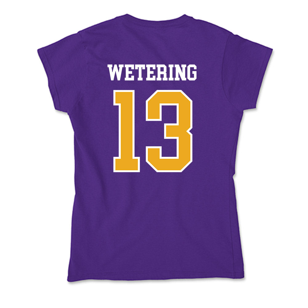 Northern Iowa - NCAA Women's Basketball : Shateah Wetering - Soft Style Women’s T-Shirt-1
