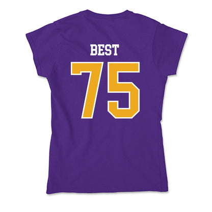 Northern Iowa - NCAA Football : Connor Best - Soft Style Women’s T-Shirt-1