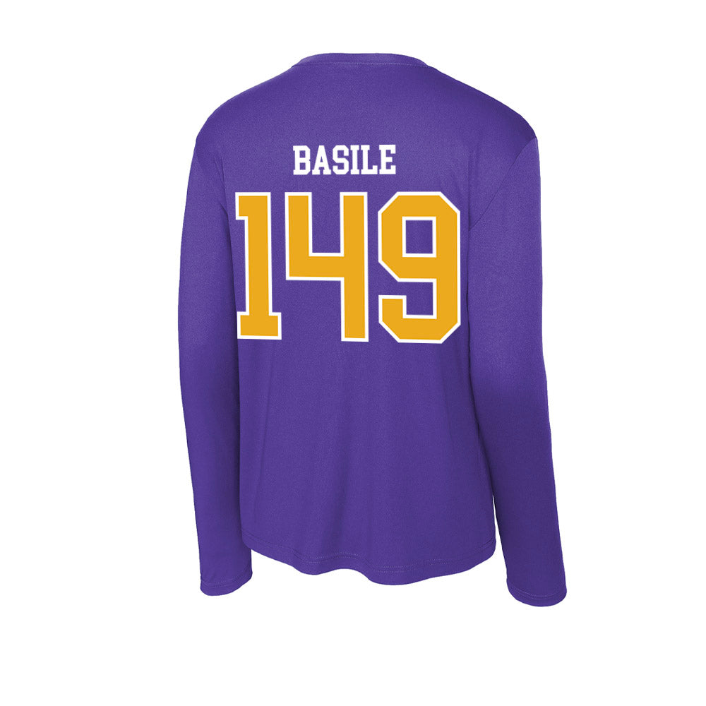 Northern Iowa - NCAA Wrestling : Ethan Basile - Activewear Long Sleeve T-Shirt-1