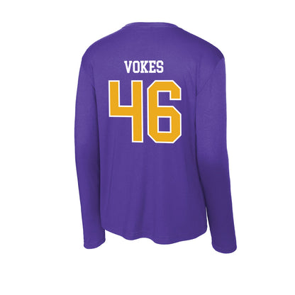 Northern Iowa - NCAA Football : Tiernan Vokes - Activewear Long Sleeve T-Shirt-1