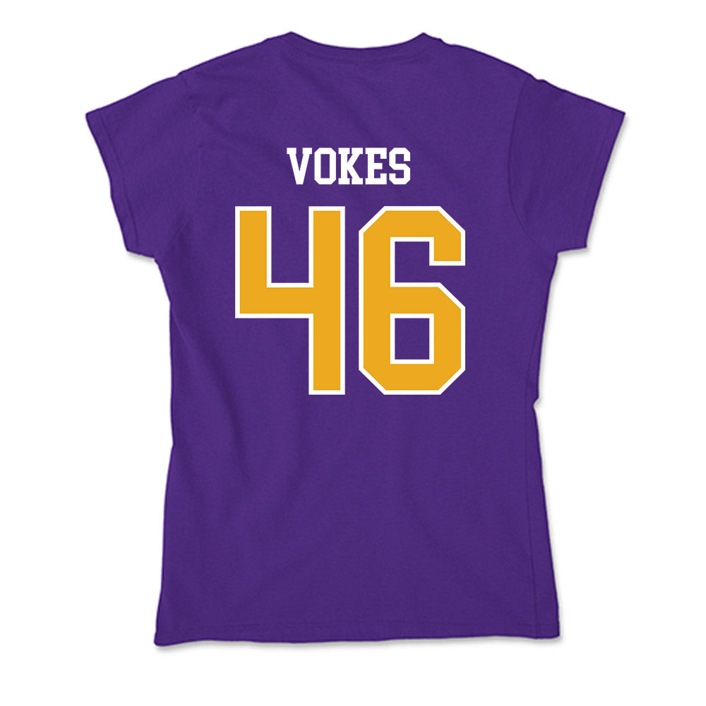 Northern Iowa - NCAA Football : Tiernan Vokes - Soft Style Women’s T-Shirt-1