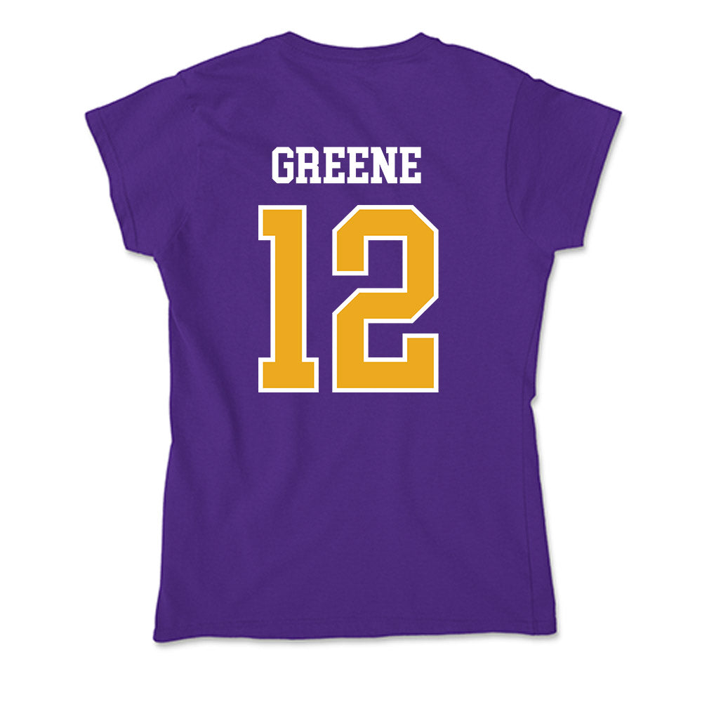 Northern Iowa - NCAA Women's Basketball : Anna Greene - Soft Style Women’s T-Shirt-1