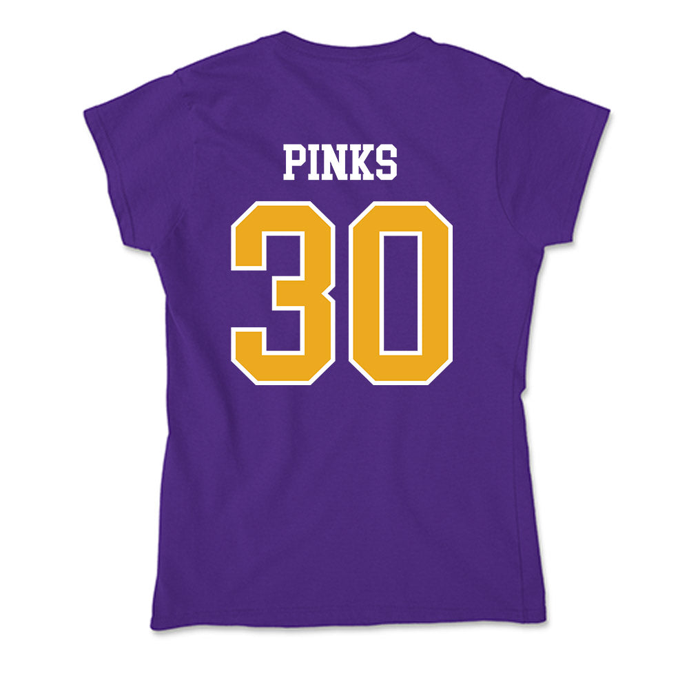 Northern Iowa - NCAA Football : Isaiah Pinks - Soft Style Women’s T-Shirt-1
