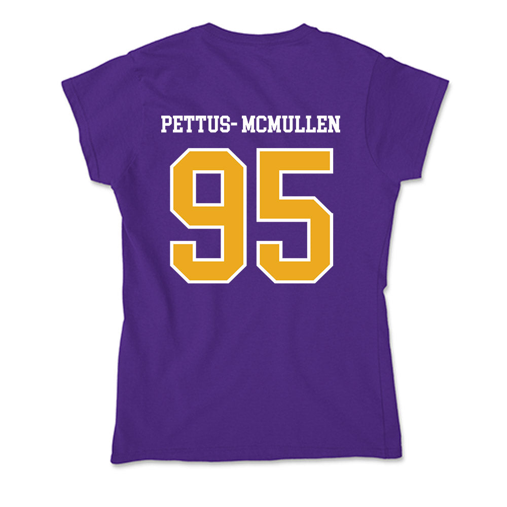 Northern Iowa - NCAA Football : Jaylen Pettus- McMullen - Soft Style Women’s T-Shirt-1