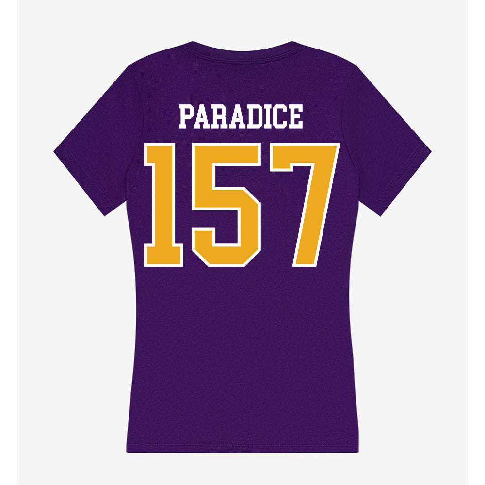 Northern Iowa - NCAA Wrestling : Austin Paradice - Women's V-Neck T-Shirt-1