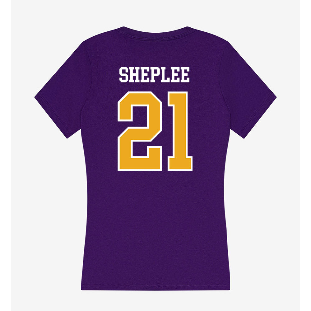 Northern Iowa - NCAA Women's Basketball : Eliana Sheplee - Women's V-Neck T-Shirt-1
