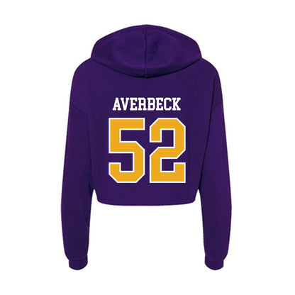 Northern Iowa - NCAA Football : Gavin Averbeck - Women's Crop Fleece Hoodie-1