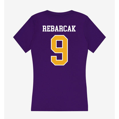 Northern Iowa - NCAA Football : Kaz Rebarcak - Women's V-Neck T-Shirt-1