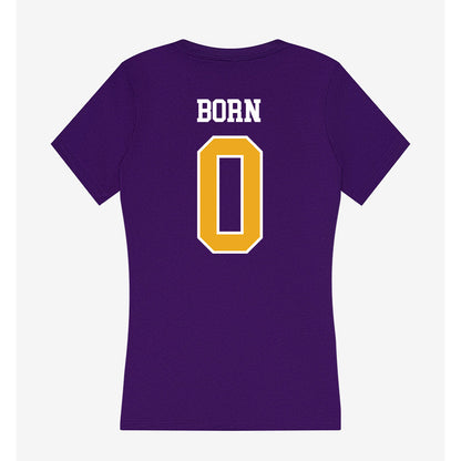 Northern Iowa - NCAA Men's Basketball : Redek Born - Women's V-Neck T-Shirt-1